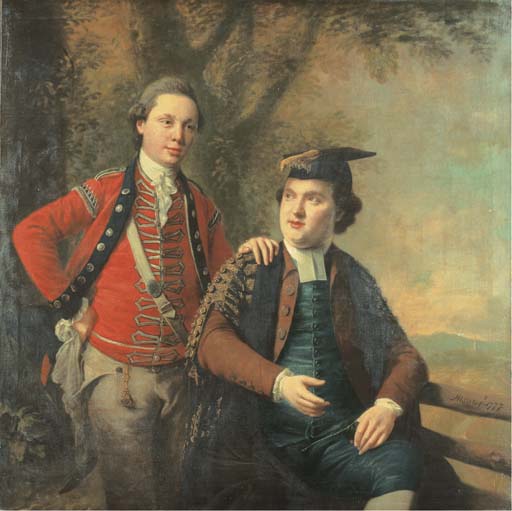 royal academy Double portrait of General Richard Wilford of the British Army and his contemporary Sir Levett Hanson.